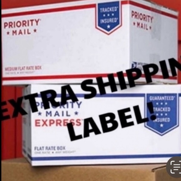 EXTRA SHIPPING LABEL 
Priority Mail Shipping Boxes - Picture 2 of 2